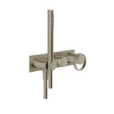 Gessi Anello robinet de douche avec inverseur 2 voies et douchette à main 63343 + 54139